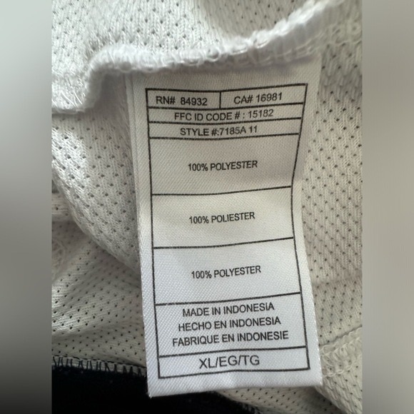 NHL WINNIPEG JETS * REEBOK White Blue Logo Jersey in XL - Picture 13 of 14